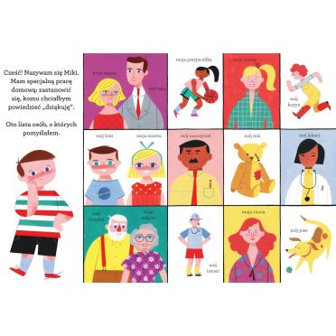 Pięknie dziękuję – środek, komu